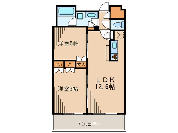 フォレシティ富ヶ谷の物件間取画像